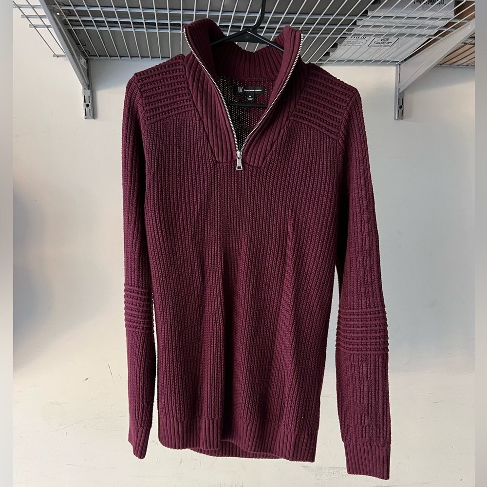 Deep Red Knit Top - Picture 2 of 6